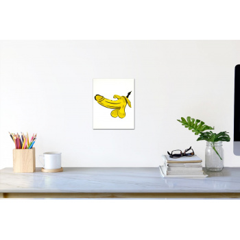 Fliegende Banane (klein) von Thomas Baumgärtel - Raumansicht