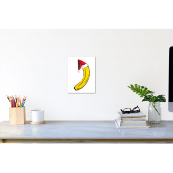 Weihnachts-Banane (klein) von Thomas Baumgärtel - Raumansicht