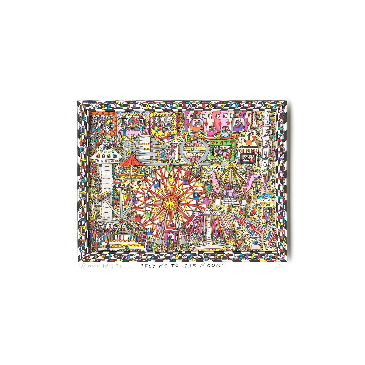 Fly me to the moon von James Rizzi