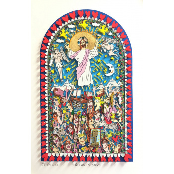 Jesus is life von James Rizzi