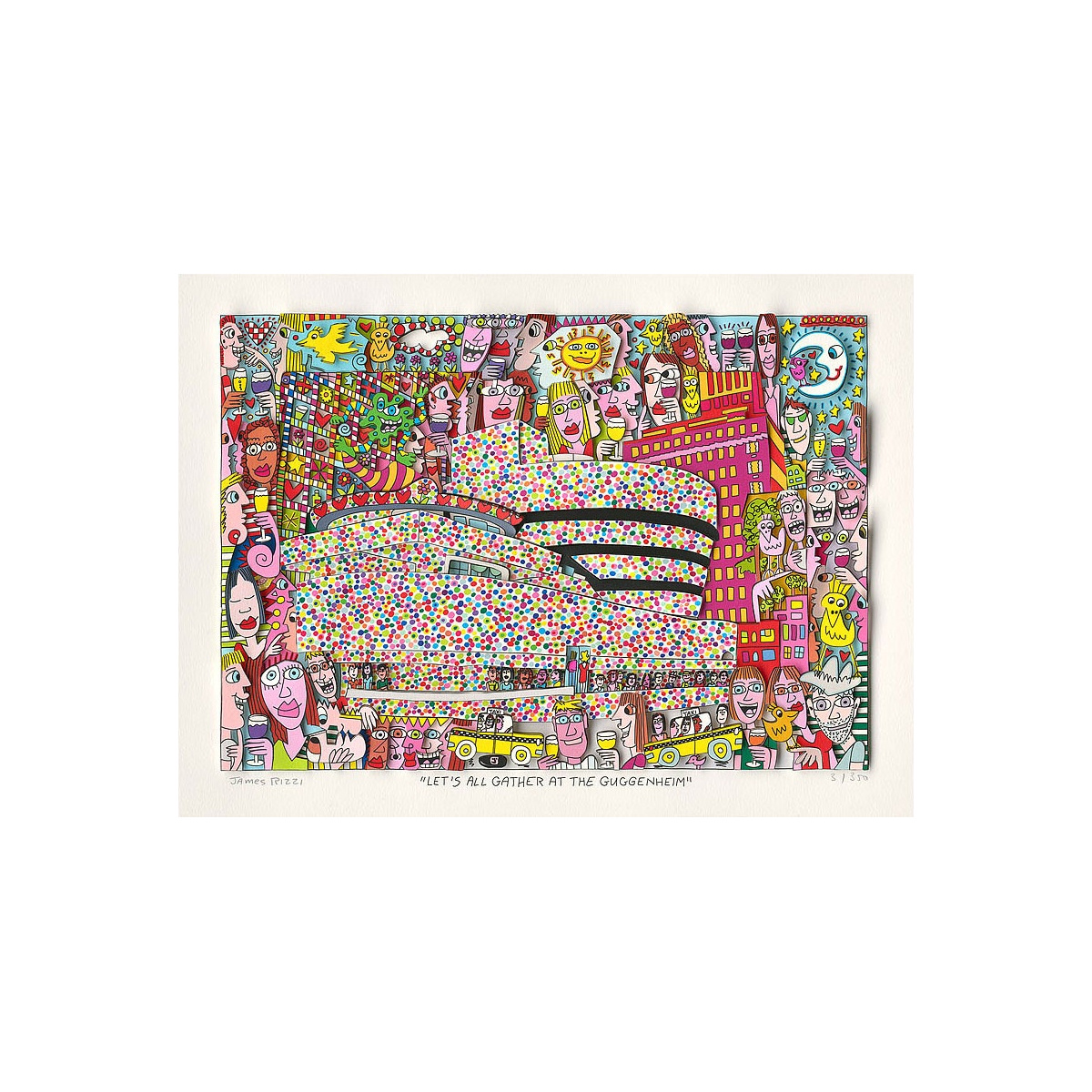 Let's all gather at the Guggenheim von James Rizzi