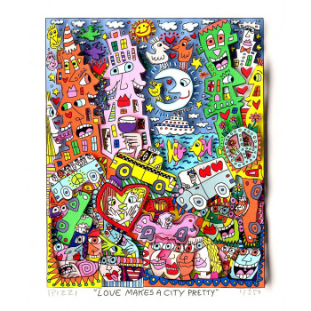 Love makes a city pretty von James Rizzi