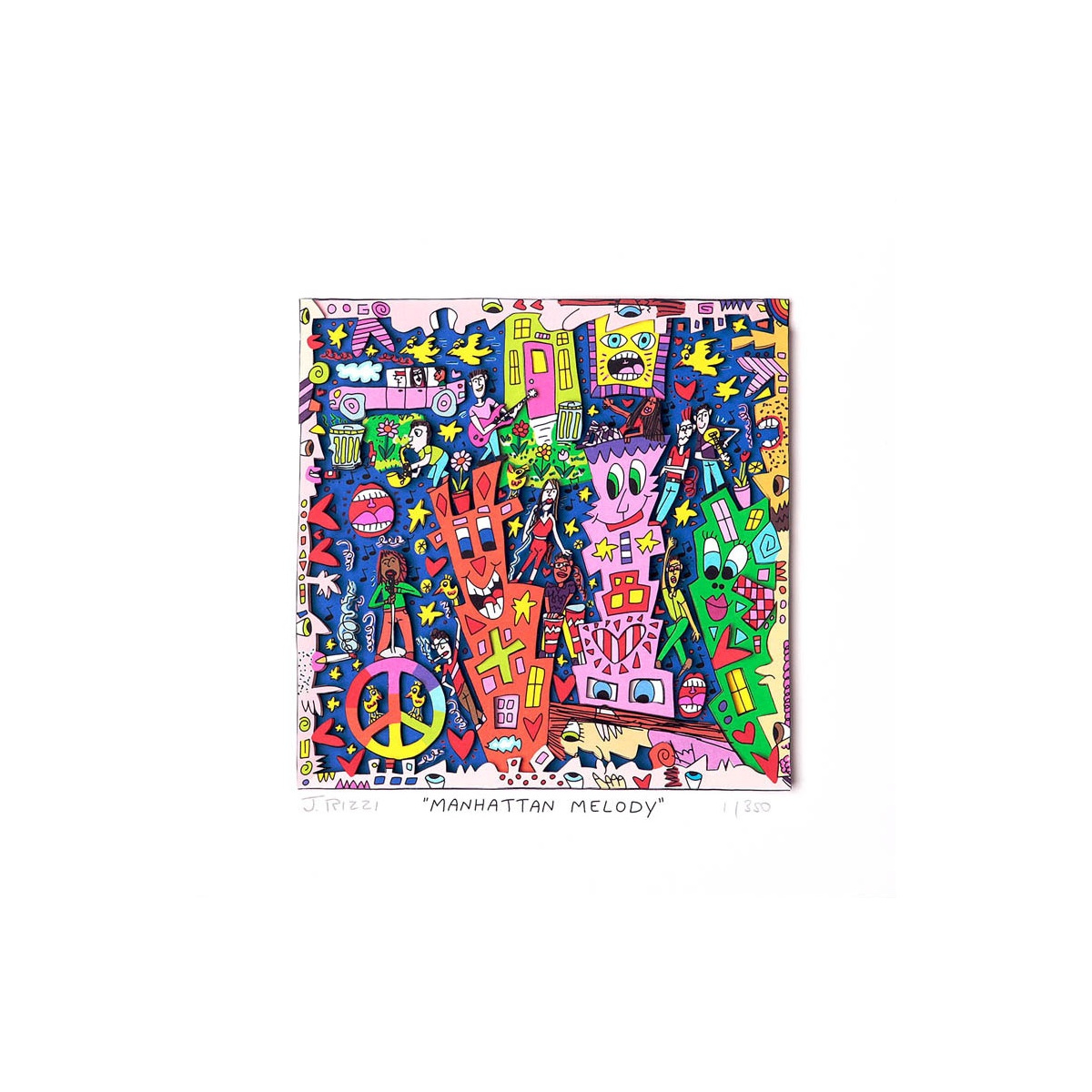 Manhattan melody von James Rizzi
