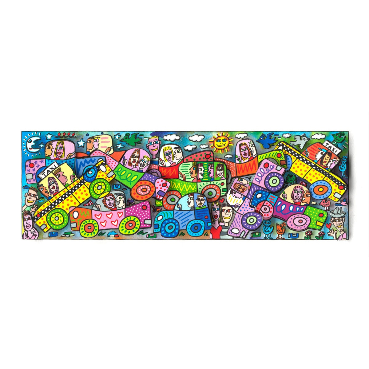 My busy city traffic jam von James Rizzi