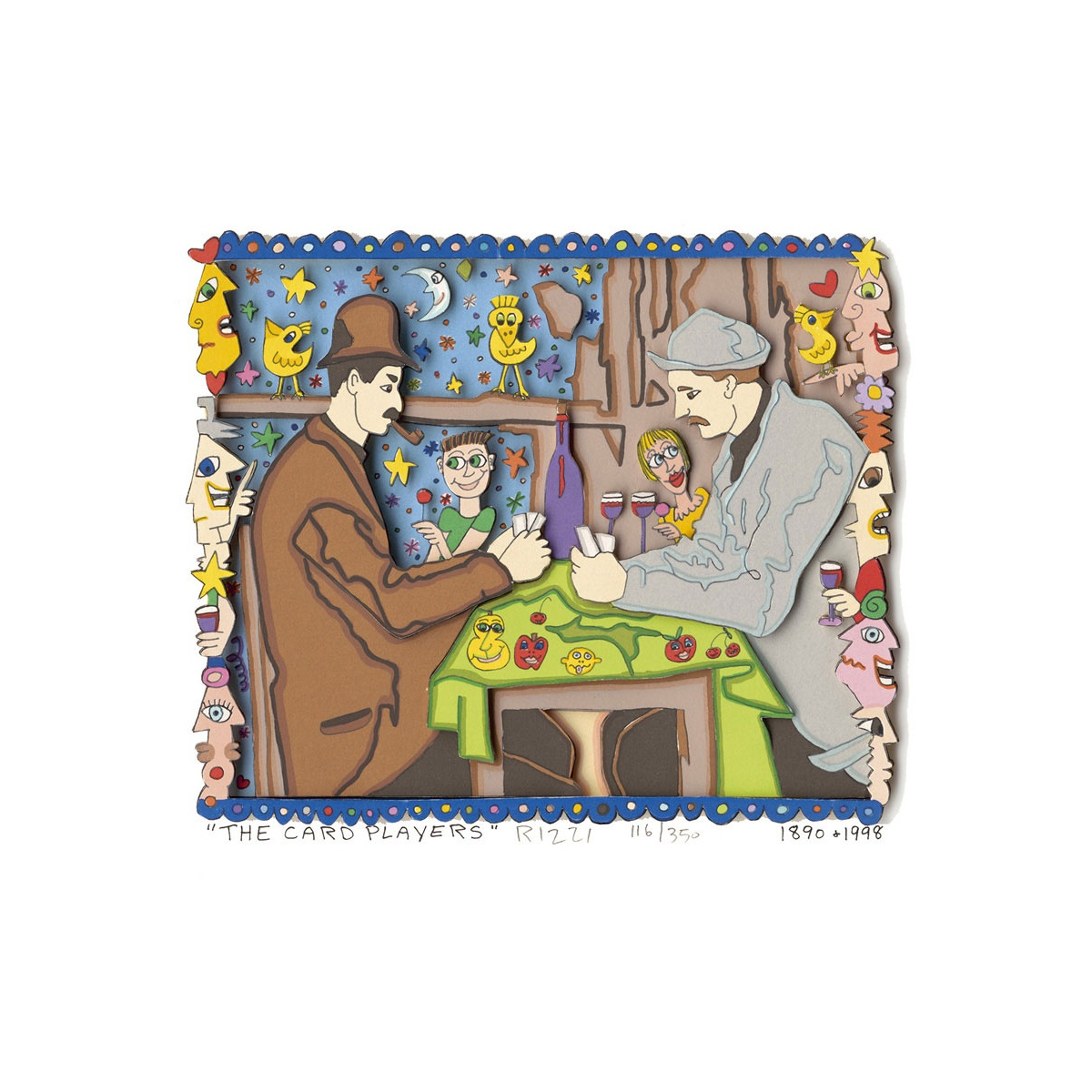 The card players von James Rizzi