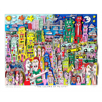 The colors of my city von James Rizzi