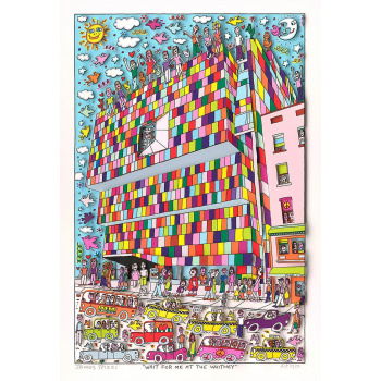Wait for me at the whitney von James Rizzi