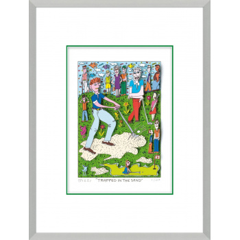Trapped in the sand von James Rizzi mit Magnetrahmen
