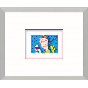 Me von James Rizzi mit Magnetrahmen