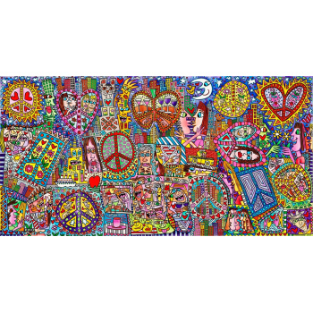 Give peace a chance I - IV von James Rizzi