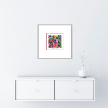 Manhattan melody von James Rizzi - Raumansicht