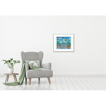 Let's take a trip to the tropics von James Rizzi - Raumansicht