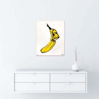 Lions-Banane von Thomas Baumgärtel - Raumansicht