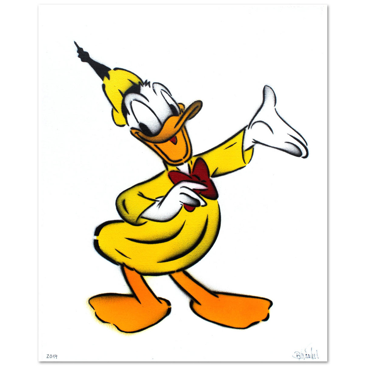 Bananen-Ente von Thomas Baumgärtel