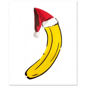 Weihnachts-Banane von Thomas Baumgärtel