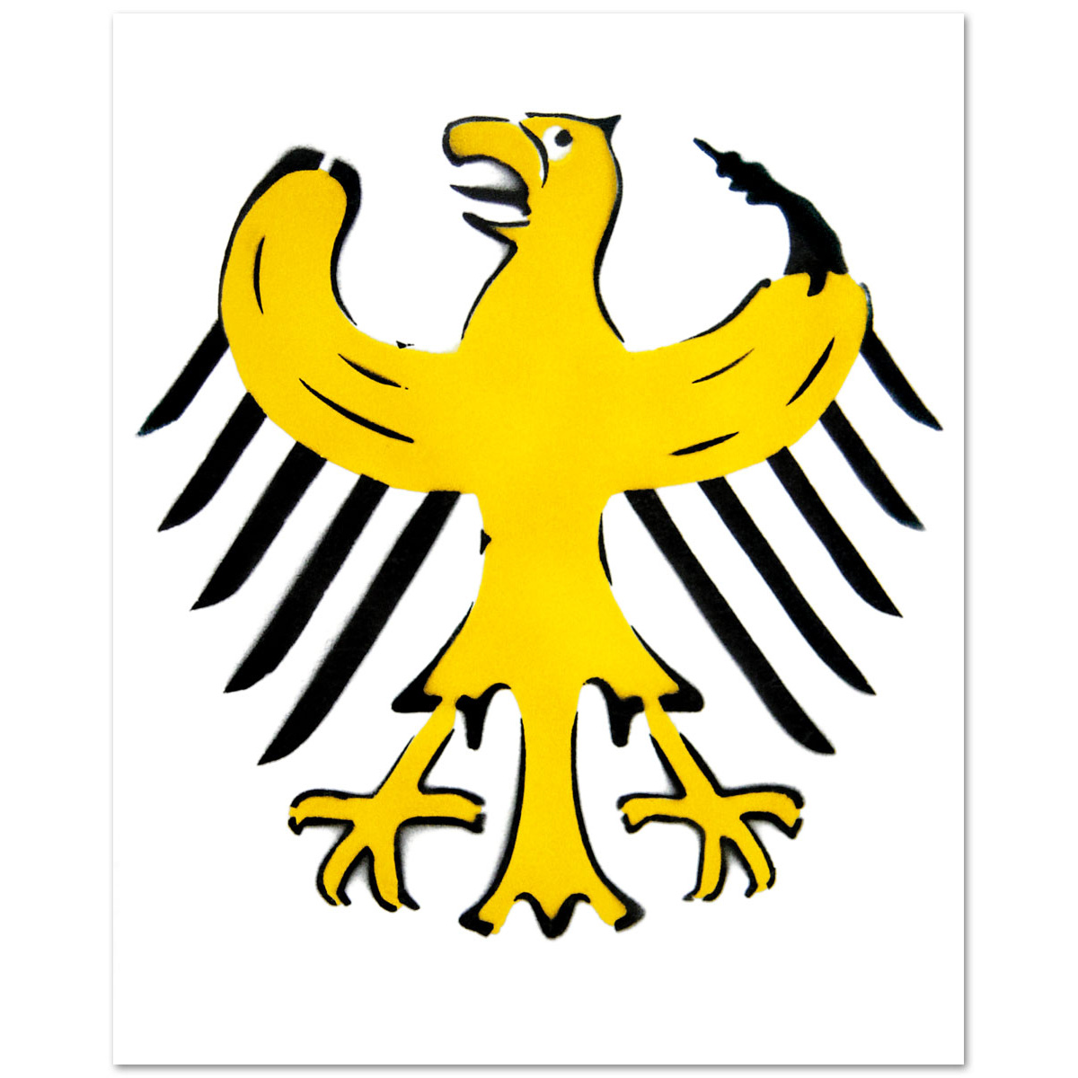 Bundesbananenadler von Thomas Baumgärtel