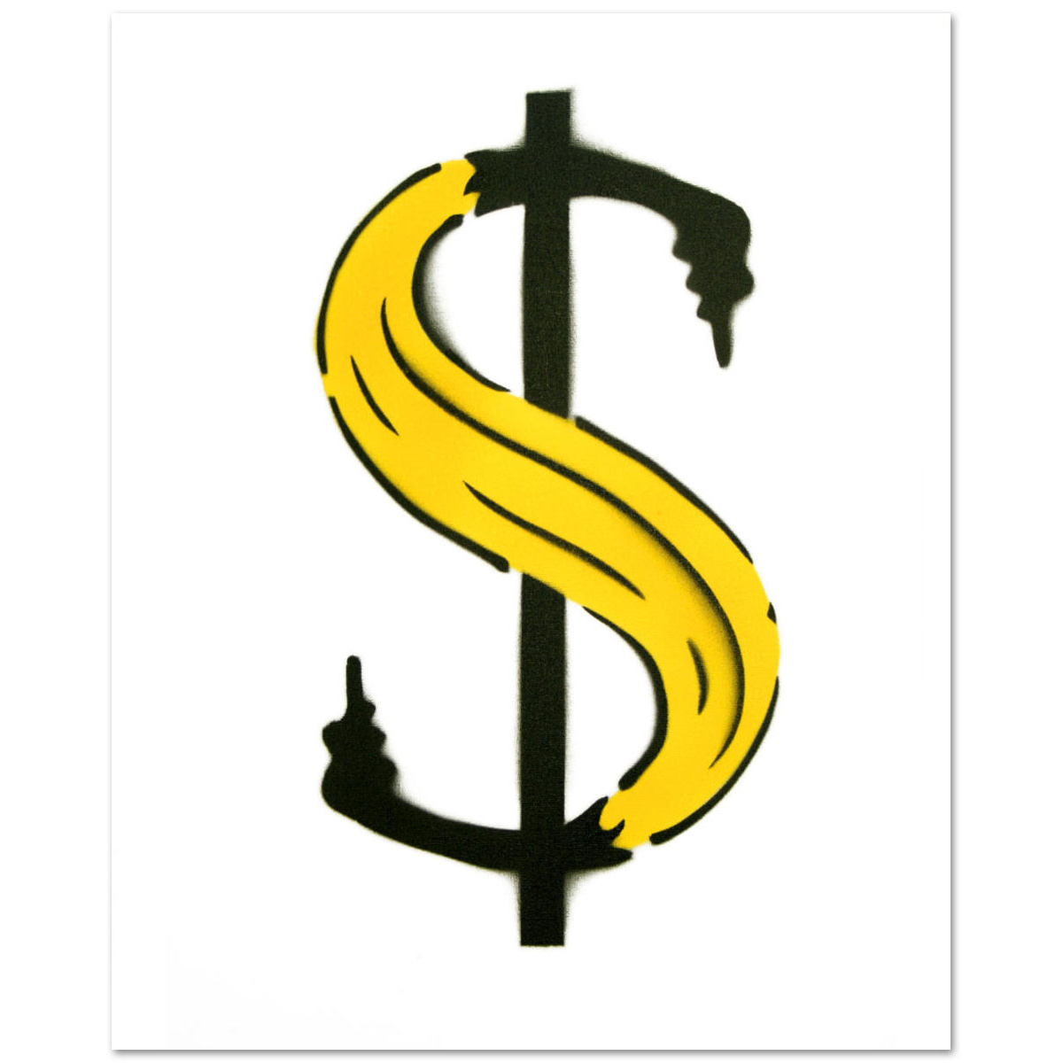 Dollar-Banane von Thomas Baumgärtel