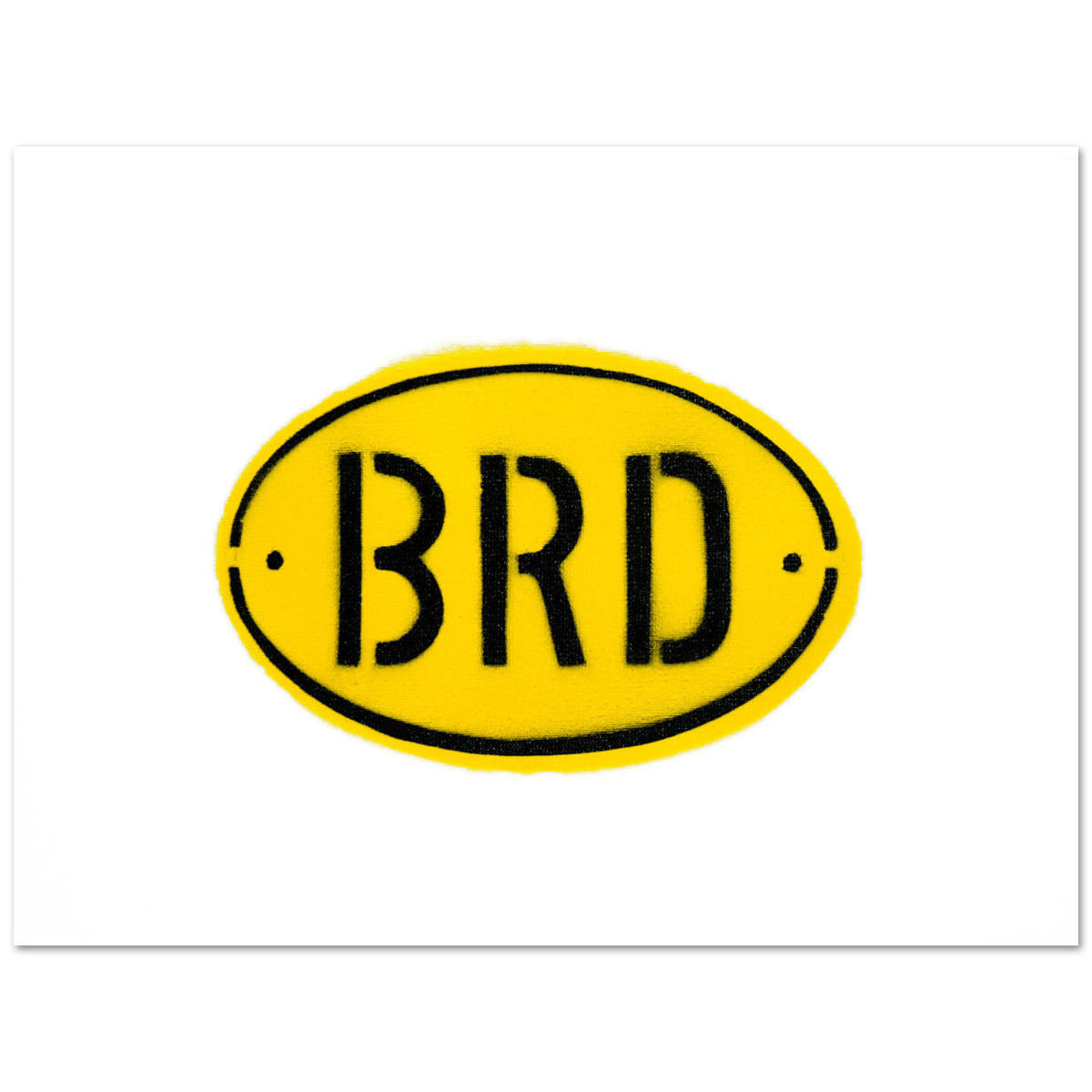 BRD-Banane von Thomas Baumgärtel