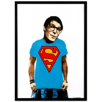 Clark Kent von Marshal Arts in schwarzer Rahmung