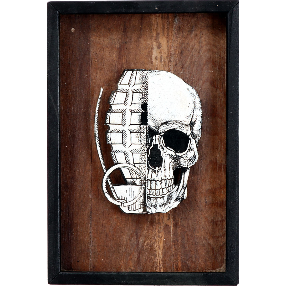 He Skull (Wood Edition) von xxxhibition