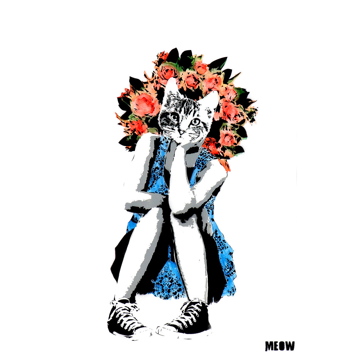 Blumenmädchen von MEOW