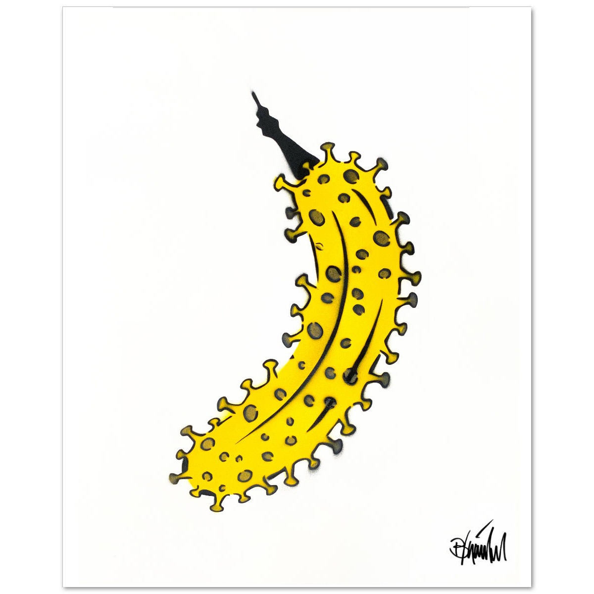 Corona-Banane von Thomas Baumgärtel