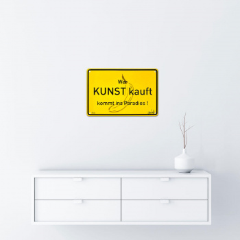 Wer Kunst kauft ... von Thomas Baumgärtel - Raumansicht