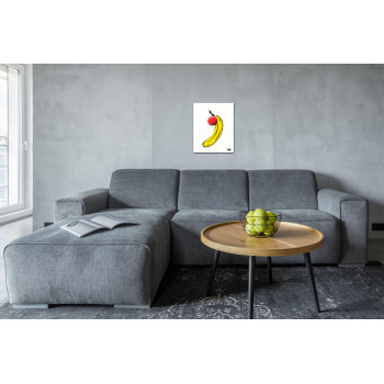 Pappnas-Banane von Thomas Baumgärtel - Raumansicht