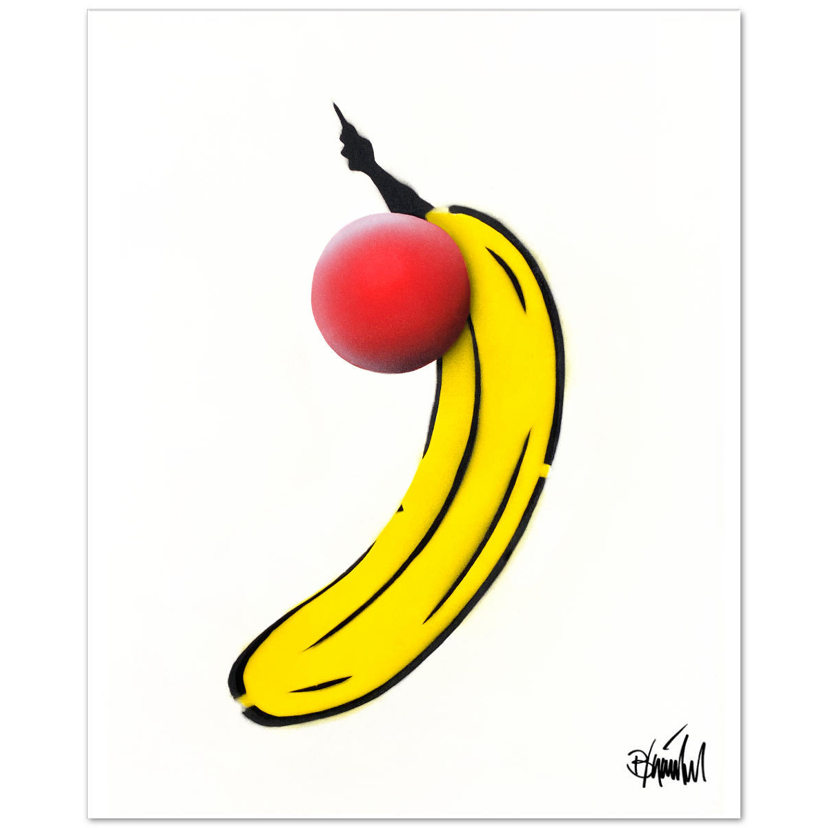 Pappnas-Banane von Thomas Baumgärtel