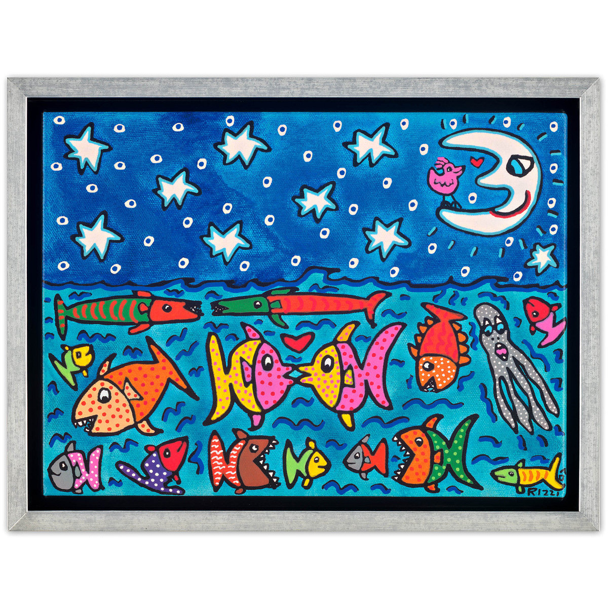The stars, the moon and the fish in the sea von James Rizz