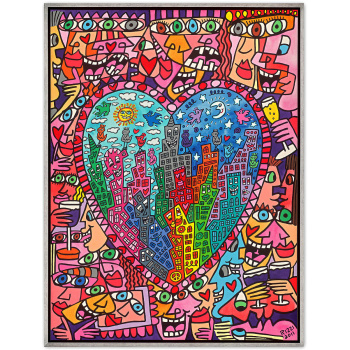 It’s heart not to love my city von James Rizzi