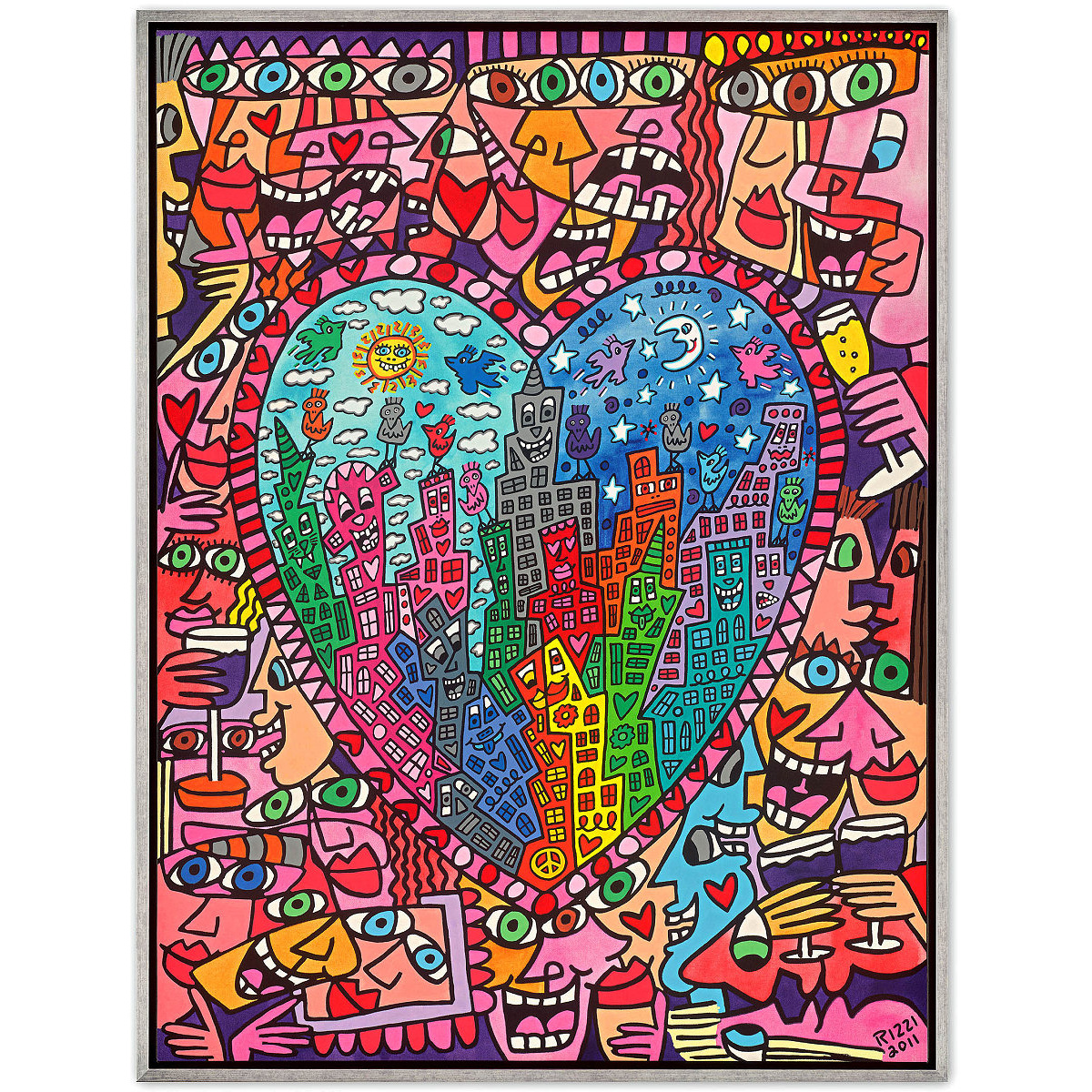 It’s heart not to love my city von James Rizzi