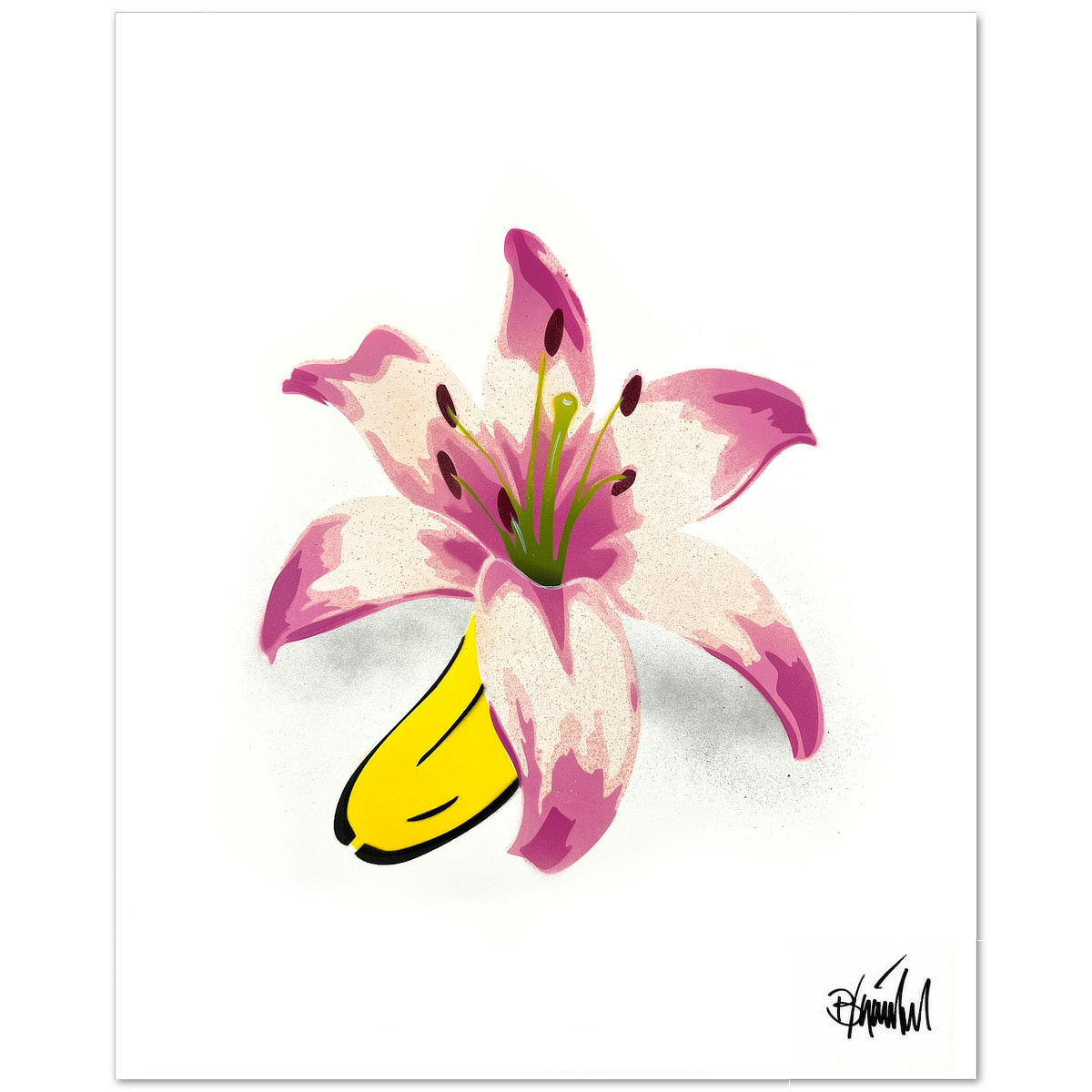 Lilien-Banane von Thomas Baumgärtel