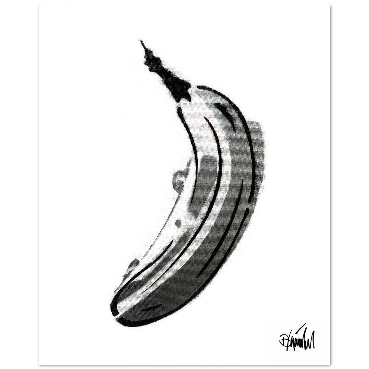 Vostell-Banane von Thomas Baumgärtel