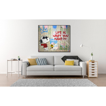 Life is what you make it von Jesse Goodman - Wandansicht