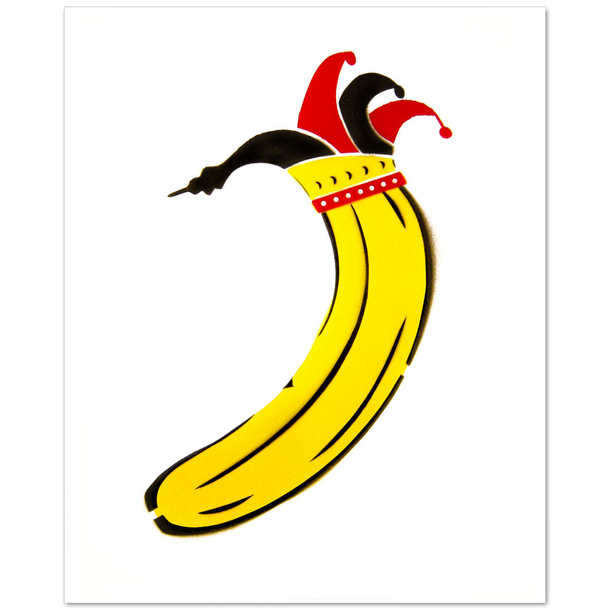 Karnevals-Banane von Thomas Baumgärtel.
